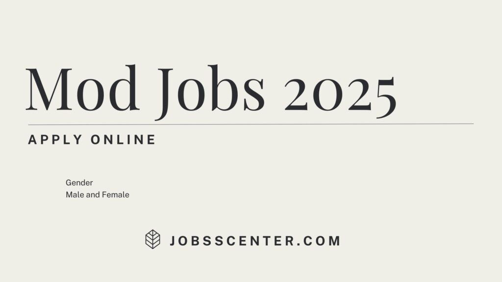 Mod Jobs 2025